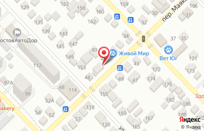 Магазин Мир ковров в переулке Маяковского на карте