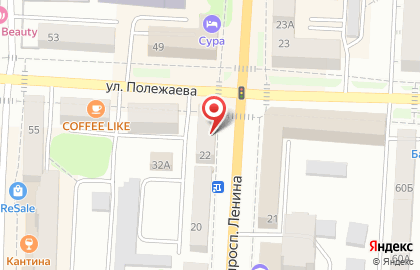 Ювелирный магазин 585*Золотой на проспекте Ленина на карте