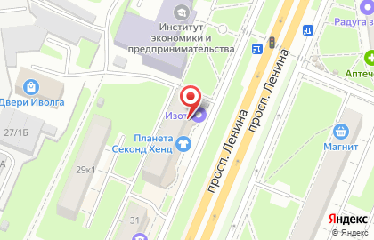 Волго-Вятский банк Сбербанка России на проспекте Ленина, 29 на карте