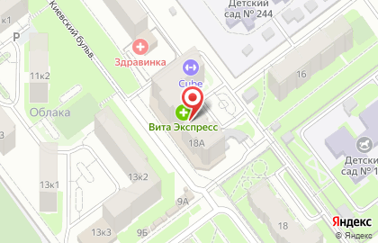 Бегемотик в Заволжском районе на карте