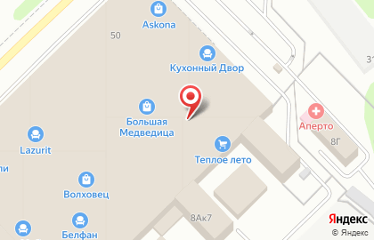 Кирпичный завод Колизей на Светлановской улице на карте