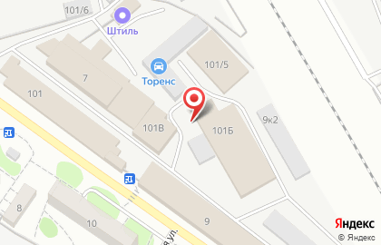 Юридическая компания в Омске на карте