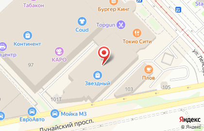 Магазин одежды befree в Московском районе на карте