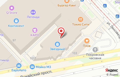 Магазин детской одежды Acoola в Московском районе на карте