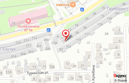 Гаражно-строительный кооператив Приборист на карте