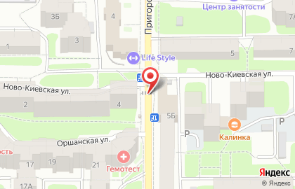 Олимп на Ново-Киевской улице на карте