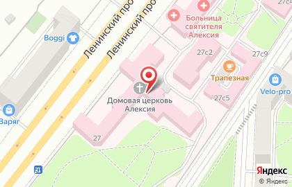 Пекарня-кулинария Городской хлеб на Ленинском проспекте на карте