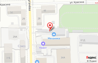 Магазин автозапчастей и автотоваров SS20 на улице Пугачёва, 30 на карте