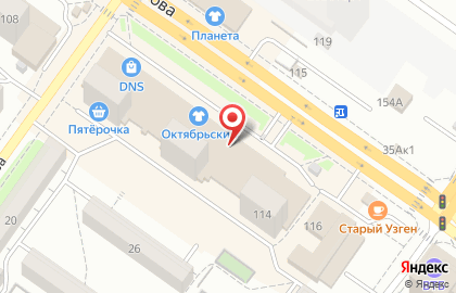 Микрокредитная компания Арифметика в Октябрьском районе на карте