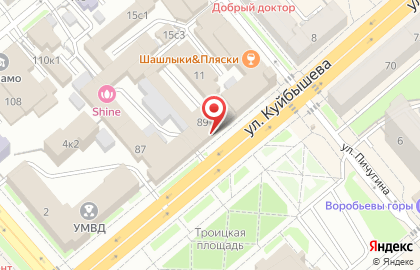 Мебельный салон Калинка на улице Куйбышева на карте
