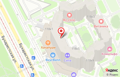 ООО Агентство пассажирских перевозок на Бухарестской улице на карте