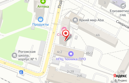 Салон красоты Серебро в Нижегородском районе на карте