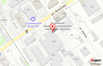 Автомастерская в Барнауле на карте