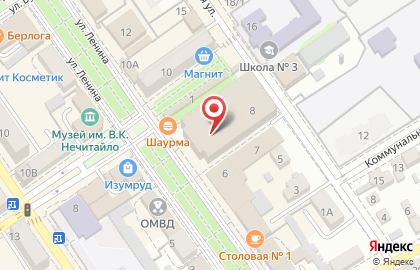 Городской дом культуры в Ростове-на-Дону на карте