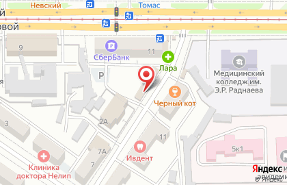 Магазин овощей и фруктов Фруктовый рай в Октябрьском районе на карте