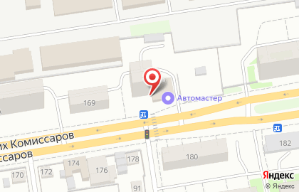 Магазин Автомастер в Орджоникидзевском районе на карте