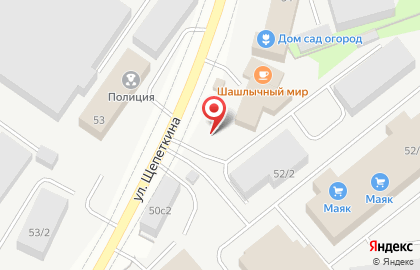 Шиномонтажная мастерская в Ханты-Мансийске на карте