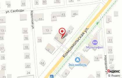 Ювелирная мастерская ЮвелирЪ на Комсомольской на карте