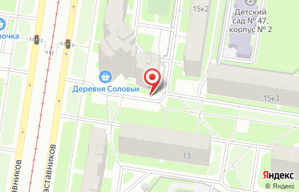 Бар Суши Шоп в Красногвардейском районе на карте