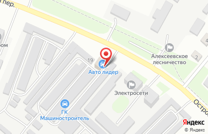 Автосервис в Белгороде на карте