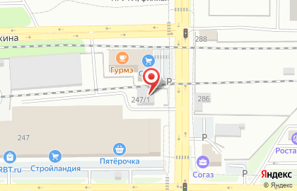 Киоск фастфудной продукции GRIZZAR`s на Пролетарской улице на карте