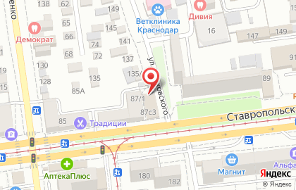 Школа танцев Aura на ​Ставропольской на карте