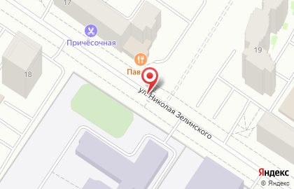 Фитнес-клуб у дома АрмСтронг на улице Николая Зелинского на карте