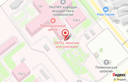 Аптека №6 в Рязани на карте