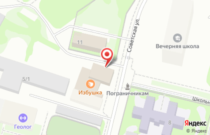Книжный магазин в Ханты-Мансийске на карте