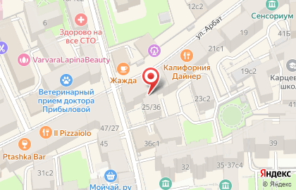 Dunkin'Donuts на Арбате на карте