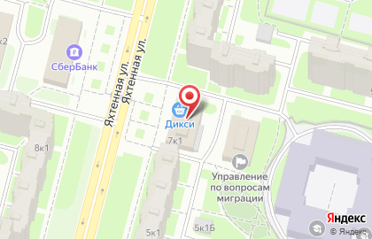 ЭКЛИПС (Санкт-Петербург) на Яхтенной улице на карте