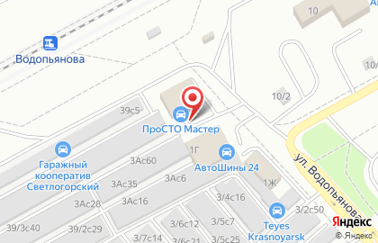 Инжиниринговая компания Тэт-рс на улице Водопьянова на карте