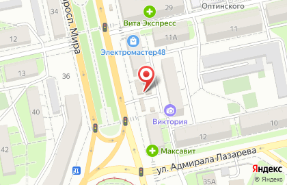 Магазин Роспечать в Левобережном районе на карте