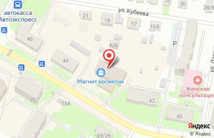 Магазин косметики и бытовой химии Магнит Косметик на улице Коминтерна на карте