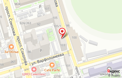 Юридическая фирма Закон на проспекте Чехова на карте