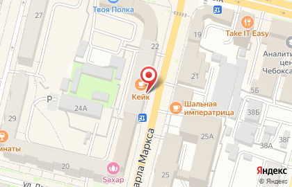 Пекарня Мамин Хлеб на улице Карла Маркса на карте