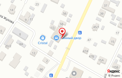 Шинный двор на улице Чайковского на карте