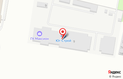 Оптово-розничный магазин стройматериалов Юг-строй на карте