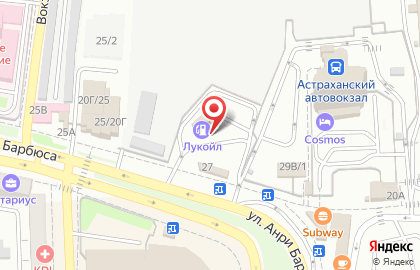 Банкомат ФКБ Петрокоммерц на улице Анри Барбюса на карте
