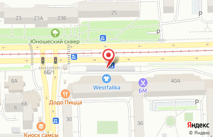 Пекарушка на Ключевской улице на карте