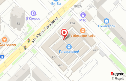 Магазин бытовой химии на улице Юрия Гагарина на карте
