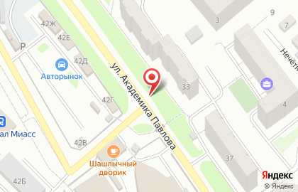 Биллборды (6 х 3 м) от Армада Аутдор, г. Миасс на улице Академика Павлова на карте