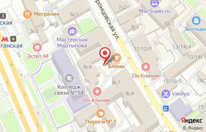 Буфет на Воронцовской улице на карте