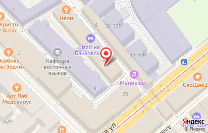 Центр в Банковском переулке на карте