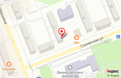 Магазин Сфера на Солнечной улице на карте