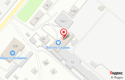 Торгово-производственная компания Восток-Сервис-Нижний Новгород в Нижнем Новгороде на карте