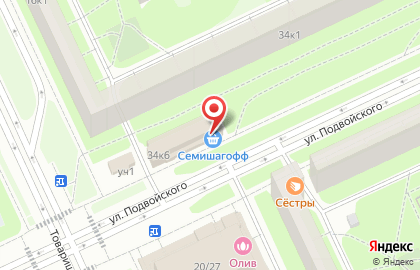 Магазин Семишагофф в Санкт-Петербурге на карте