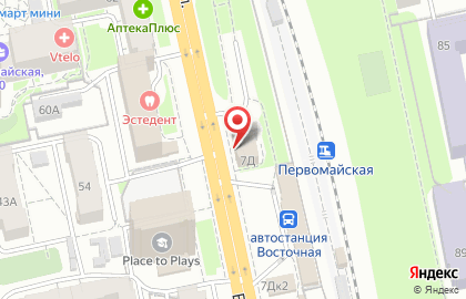 Представительство в г. Екатеринбурге МСП Банк на карте