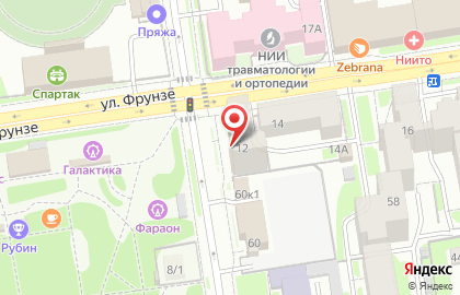 Ортопедический салон ОРТЕКА "Фрунзе" на карте