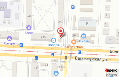 Магазин крепежа на Беломорской, 236/1 на карте